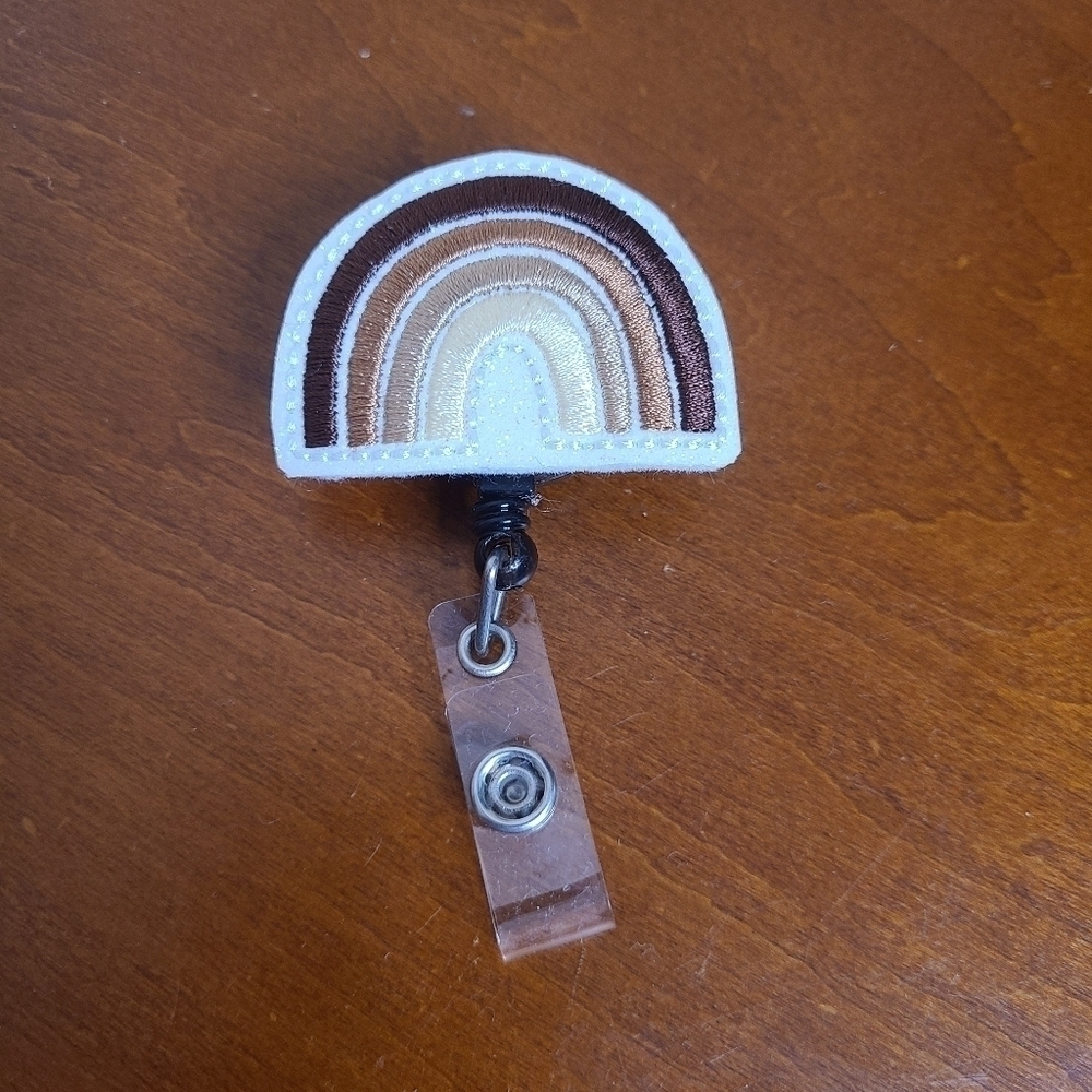 Rainbow Retractable Badge Reel